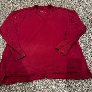 Red Long Sleeve Shirt